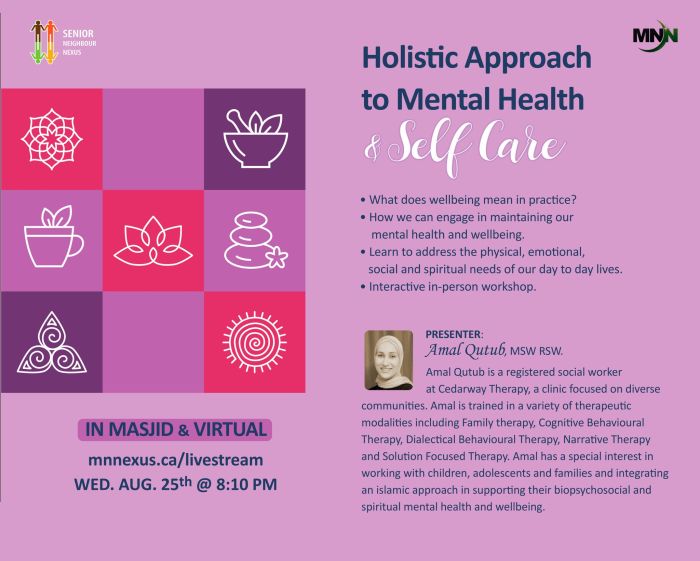 A holistic approach to health and wellbeing